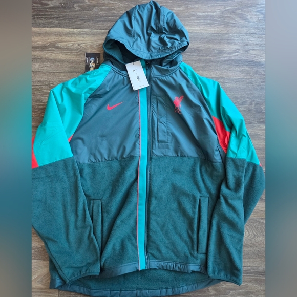 Nike Liverpool FC LFC AWF Hooded Winter Jacket XXL - Picture 1 of 9